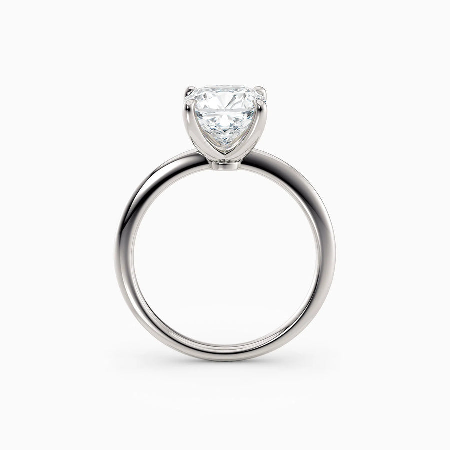 Lolo | Thin Pear Cut Solitaire Engagement Ring