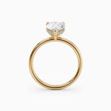 Harlow | Pear Hidden Halo Engagement Ring