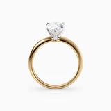 Lolo | Thin Pear Cut Solitaire Engagement Ring