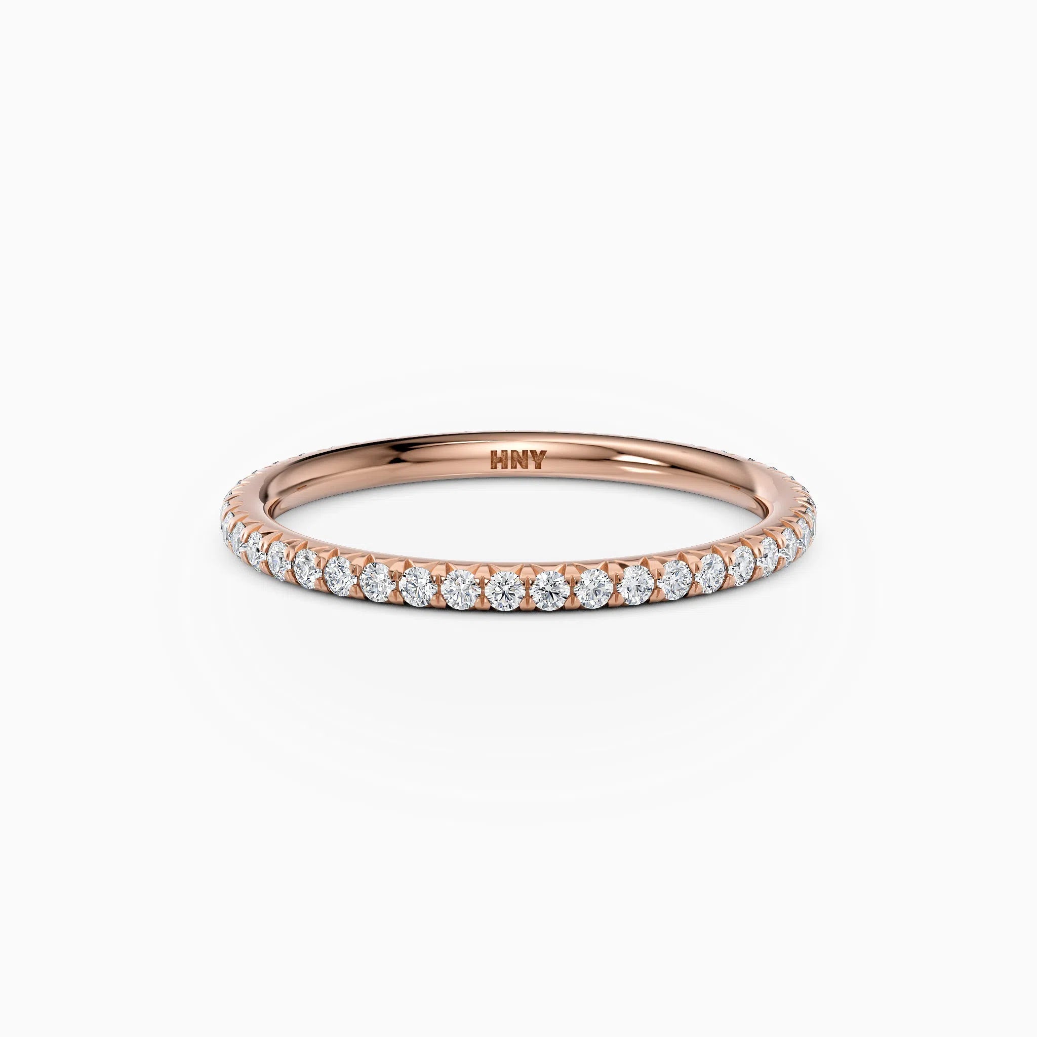 1.3mm French Cut Eternity Band