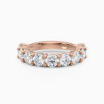 4.5mm Three Quarters Diamond Wedding Band