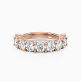 4.5mm Three Quarters Diamond Wedding Band