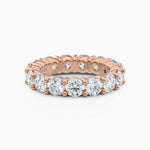4.5mm Round Diamond Eternity Wedding Band