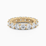 4.5mm Round Diamond Eternity Wedding Band