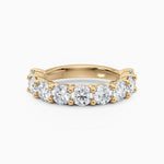 4.5mm Three Quarters Diamond Wedding Band