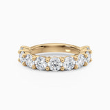 4.5mm Three Quarters Diamond Wedding Band