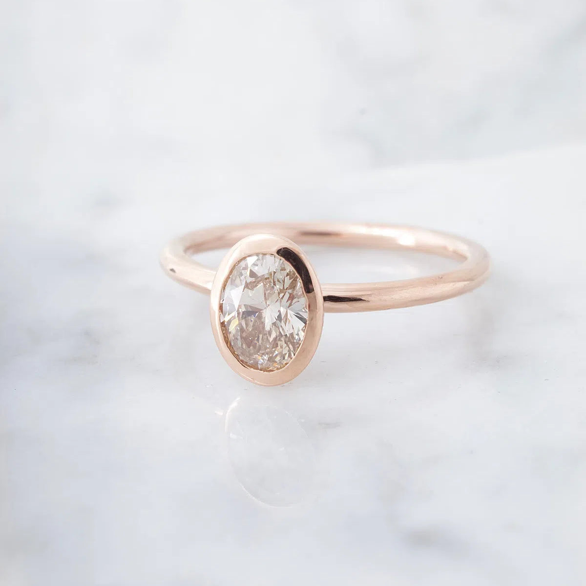 .80ct Champagne Diamond Ring-Honey Jewelry Co-Honey Jewelry Co
