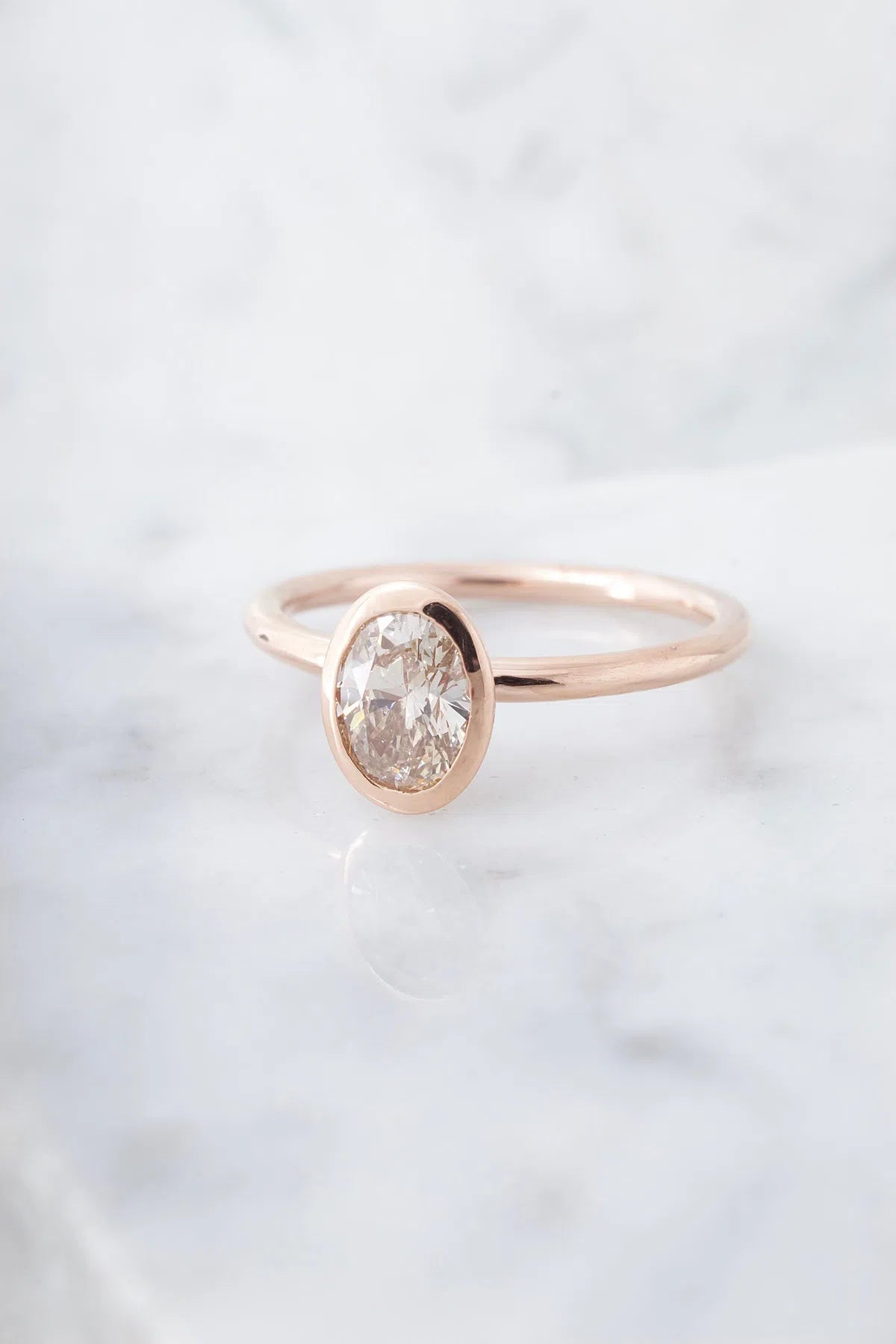 .80ct Champagne Diamond Ring-Honey Jewelry Co-Honey Jewelry Co