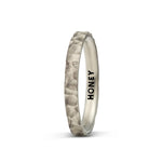 Men's Hammered Wedding Band - 3mm