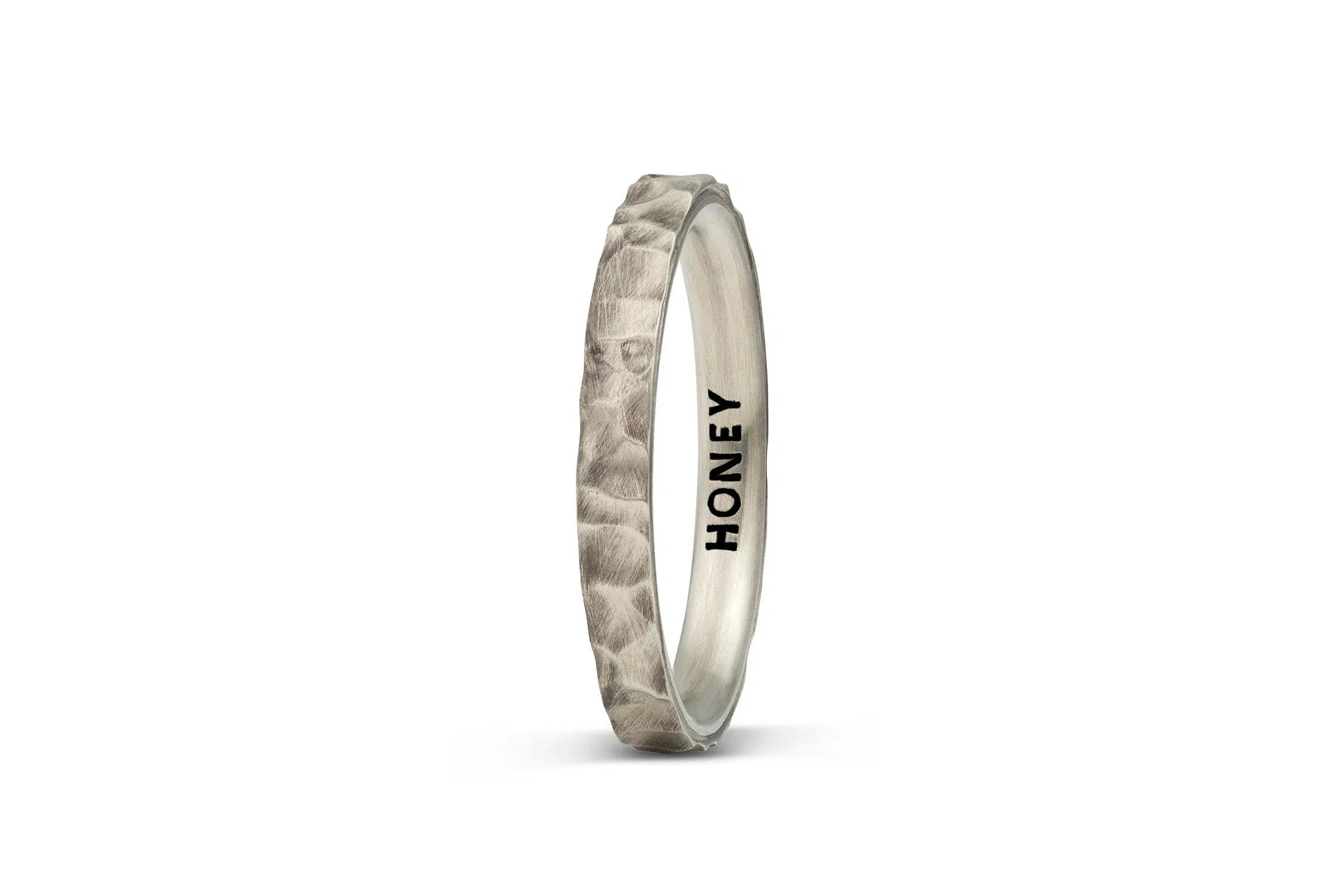 Men's Hammered Wedding Band - 3mm