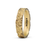 Men's Hammered Wedding Ring - 5mm