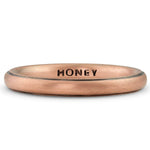 Men's Thin Striped Wedding Ring - 3mm