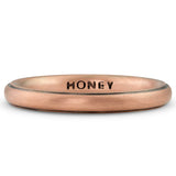 Men's Thin Striped Wedding Ring - 3mm