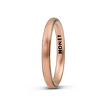 Men's Thin Striped Wedding Band - 3mm
