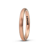 Men's Thin Striped Wedding Band - 3mm