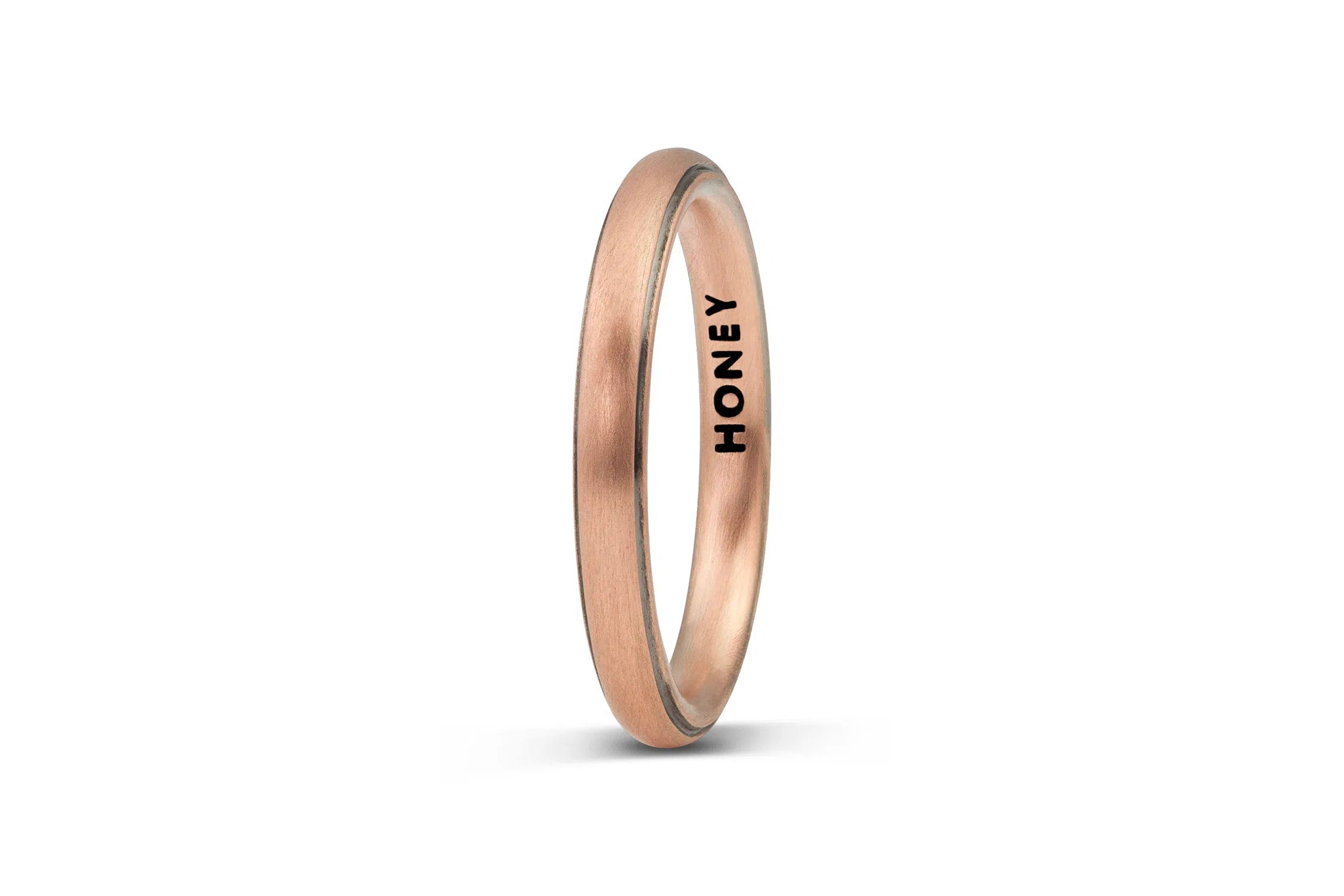 Men's Thin Striped Wedding Band - 3mm