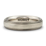 Men's Stripe Wedding Ring - 5mm