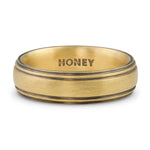 Men's Striped Wedding Ring