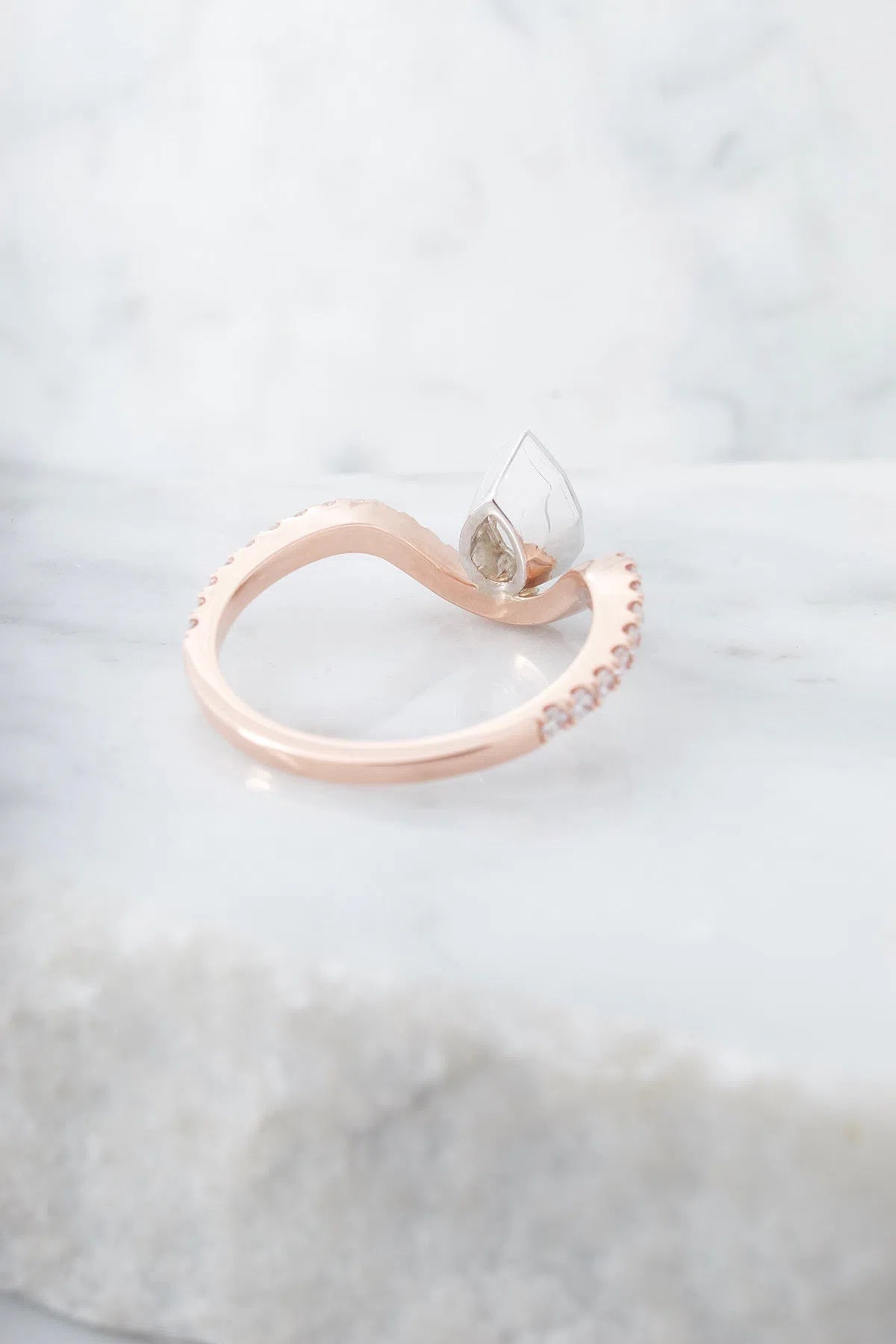 .63ct Geo Pear Cut Diamond Ring-Honey Jewelry Co-Honey Jewelry Co