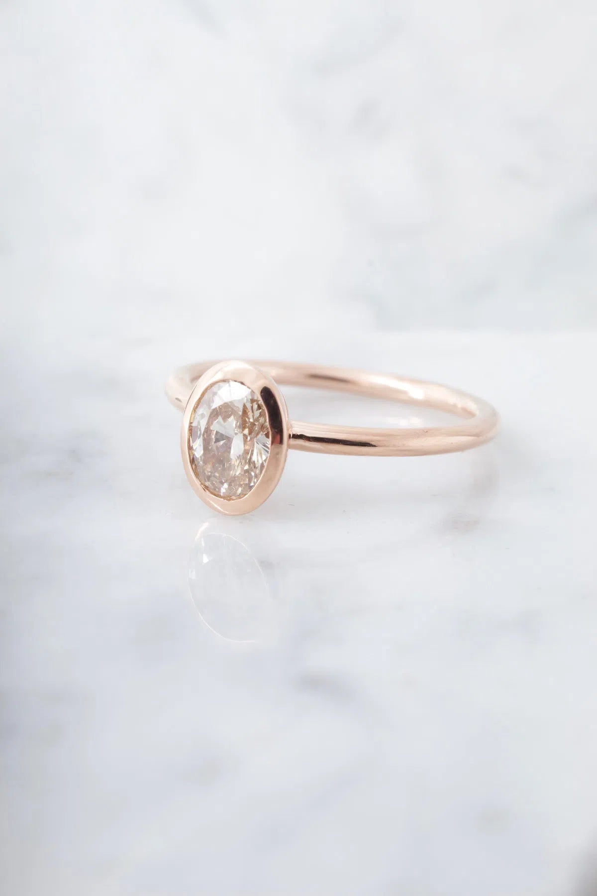 .80ct Champagne Diamond Ring-Honey Jewelry Co-Honey Jewelry Co