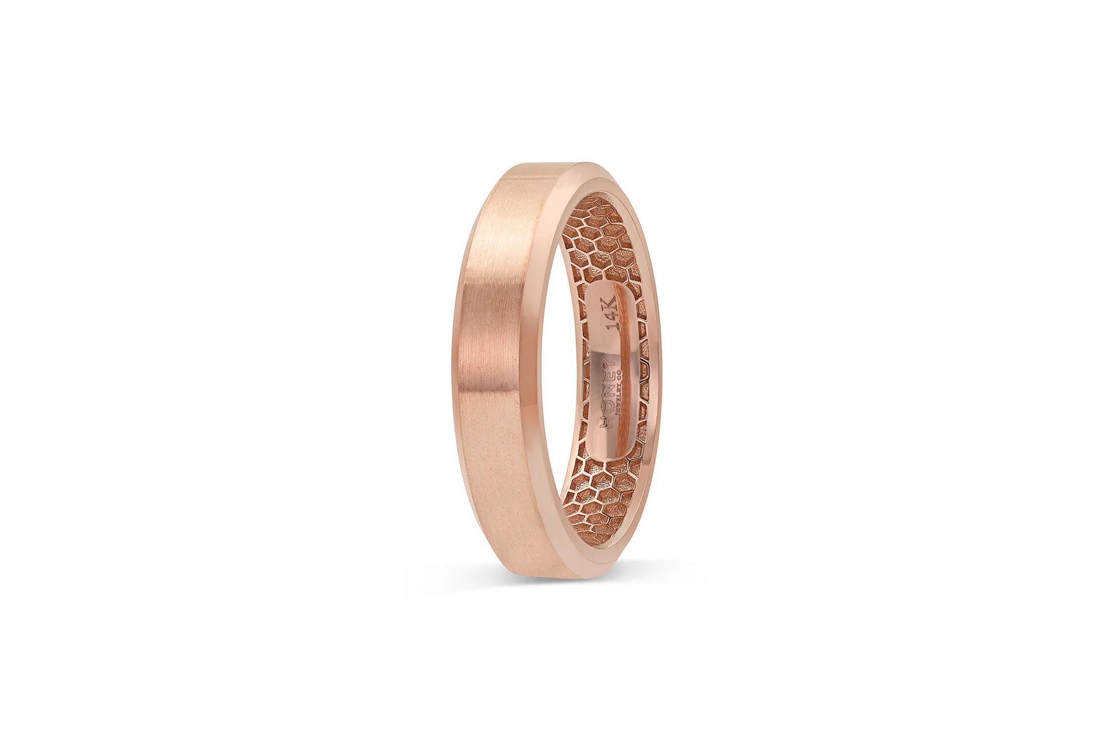 Men's Beveled Edge Wedding Band