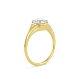 Alyssa | Diamond Accent Solitaire Engagement Ring-Honey Jewelry Co-Honey Jewelry Co