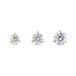Small Lab-Grown Diamond Stud Earrings - 1ctw