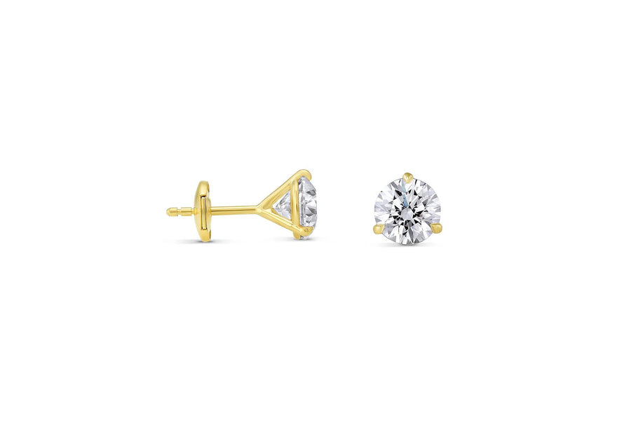 Large Lab-Grown Diamond Stud Earrings - 2ctw-Honey Jewelry Co-Honey Jewelry Co