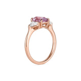 1.76ct Elongated Cushion Pink Spinel Ring
