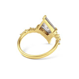 1.58ct Kite Salt & Pepper Diamond Engagement Ring