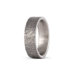 Distressed Wedding Band - 6.5mm-Honey Jewelry Co-Honey Jewelry Co