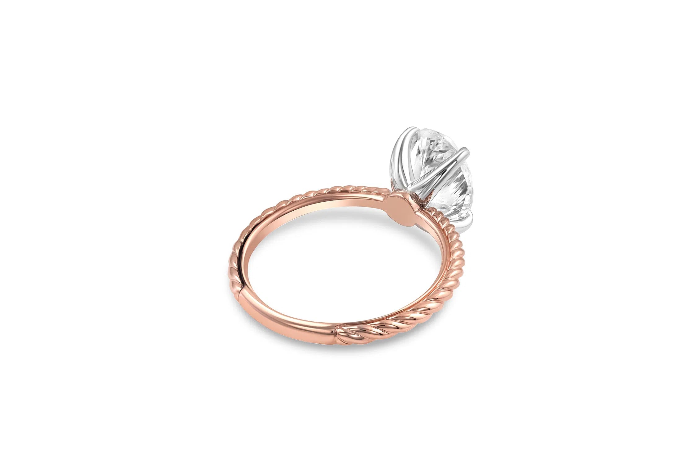 Juliette | Twisted Engagement Ring-Honey Jewelry Co-Honey Jewelry Co