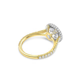 Sophia | Round Double Halo Engagement Ring-Honey Jewelry Co-Honey Jewelry Co