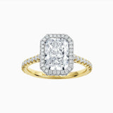 Sophia | Radiant Double Halo Engagement Ring-Honey Jewelry Co-Honey Jewelry Co