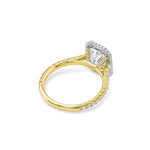 Sophia | Radiant Double Halo Engagement Ring-Honey Jewelry Co-Honey Jewelry Co