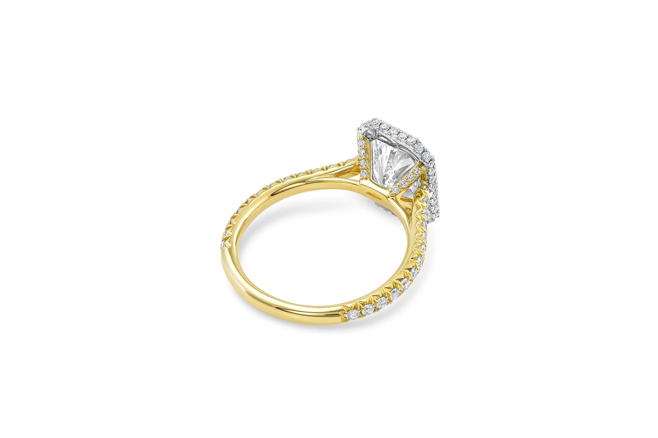 Sophia | Radiant Double Halo Engagement Ring-Honey Jewelry Co-Honey Jewelry Co