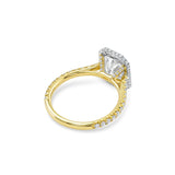 Sophia | Radiant Double Halo Engagement Ring-Honey Jewelry Co-Honey Jewelry Co