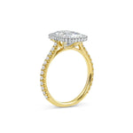 Sophia | Radiant Double Halo Engagement Ring-Honey Jewelry Co-Honey Jewelry Co