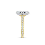 Sophia | Radiant Double Halo Engagement Ring-Honey Jewelry Co-Honey Jewelry Co