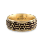 Honeycomb Wedding Ring - 8.5mm
