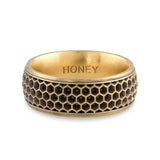 Honeycomb Wedding Ring - 8.5mm