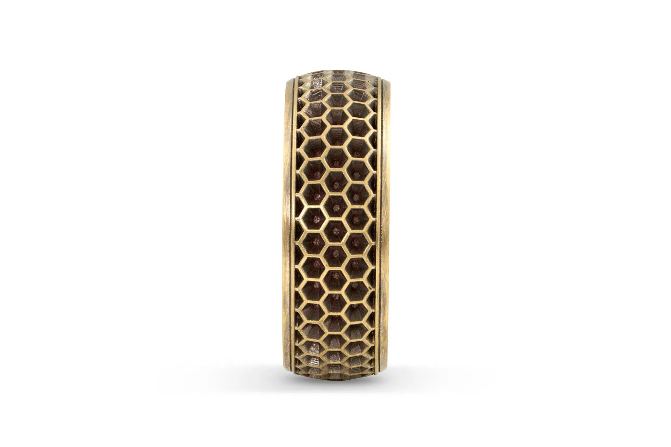 Men's Honeycomb Wedding Band - 8.5mm