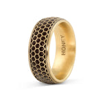 Men's Honeycomb Wedding Band - 8.5mm