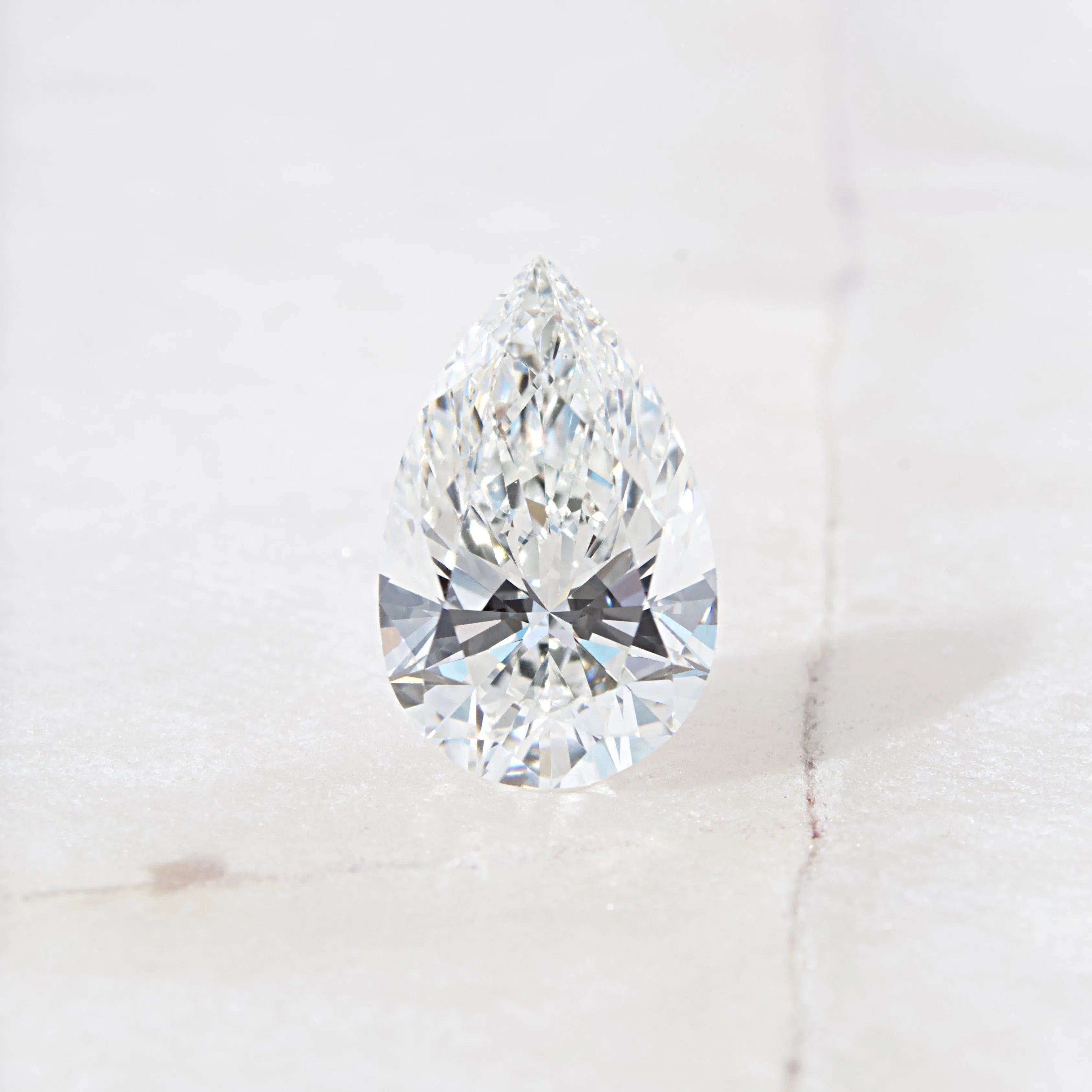 Lab-Grown Pear Shaped Diamond-Honey Jewelry Co-Honey Jewelry Co