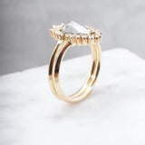 1.14ct Fancy Gray Pear Shape Diamond Ring-Honey Jewelry Co-Honey Jewelry Co