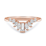 Baguette, Round, & Marquise Diamond Wedding Ring