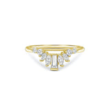 Baguette, Marquise, & Round Diamond Wedding Band