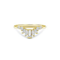 Baguette, Marquise, & Round Diamond Wedding Band
