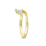 Baguette, Marquise, & Round Wedding Band