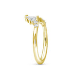 Baguette, Marquise, & Round Wedding Band